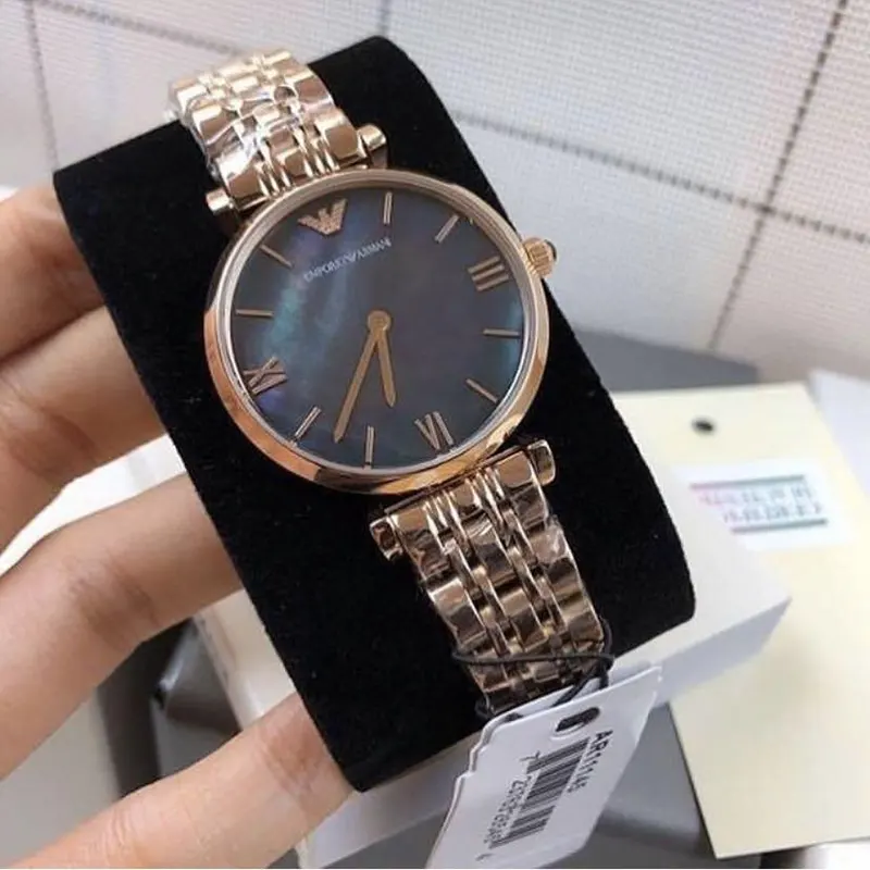 Emporio Armani Gianni T-Bar Mop Dial Ladies Watch- AR11145